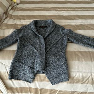 Fever petite small snap ftont sweater